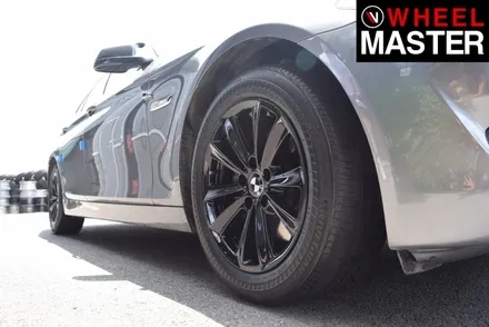 [휠마스터] BMW 528i 휠복원 및 블랙유광 분체도장 / 일산 휠도색 / 파주,일산