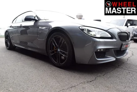 [휠마스터] 휠기스를 깔끔하게 복원하고 검메탈 컬러로 휠도색을 한 BMW 640d / 일산 휠복원 / 파주,일산