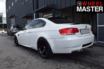 [휠마스터] BMW M3 블랙유광 휠도색 및 굴절수리 / 일산 분체도장 / 파주,일산