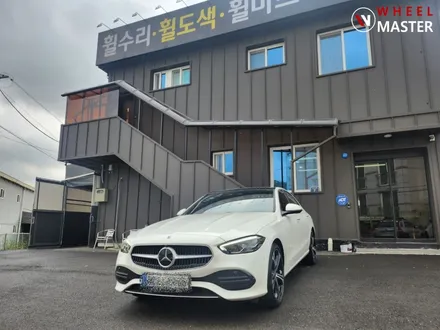 C300 휠복원 / 벤츠 C300 심각한 주차기스 용접성형후 휠복원 / 벤츠 다이아컷팅 휠복원 / 파주,일산