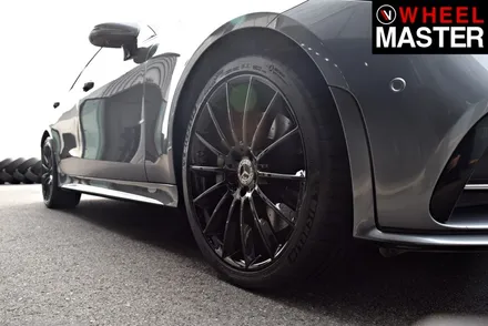 [휠마스터] 벤츠 CLS53 AMG 굴절수리 및 블랙유광 분체도장 / 일산 휠복원 / 파주,일산