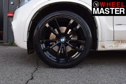 [휠마스터] BMW X5 휠복원 및 블랙유광 분체도장 / 일산 휠복원 / 파주,일산