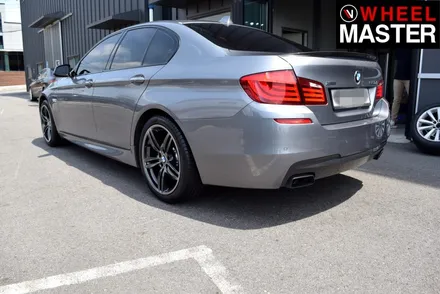 [휠마스터] 분진과 기스들로 지저분한 휠을 깔끔하게 복원 및 도색한 BMW 550i / 일산 휠도색 / 파주,일산