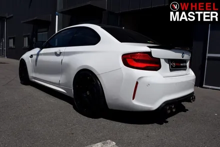 [휠마스터] BMW M2 차량에 장착한 HRE 휠의 검정유광 휠복원 후기 / 일산 휠복원 / 파주,일산