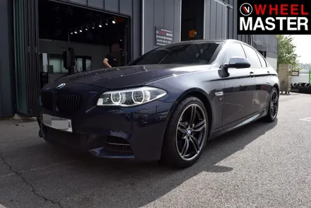 [휠마스터] BMW 550d 의 굴절수리 및 고스트크롬 휠복원 후기 / 일산 휠복원 / 파주,일산
