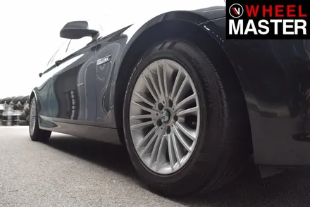 [휠마스터] 휠기스를 깔끔하게 복원한 BMW 520d 차량의 휠복원 후기 / 일산 분체도장 / 파주,일산