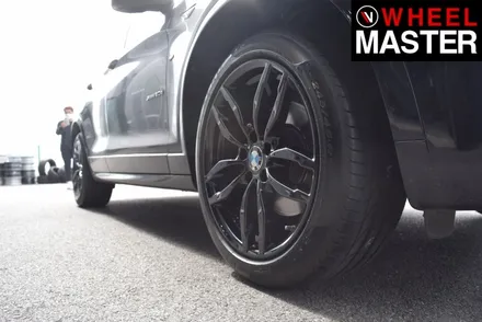 [휠마스터] BMW X3 휠굴절수리 및 블랙유광 휠복원 / 일산 분체도장 / 파주,일산