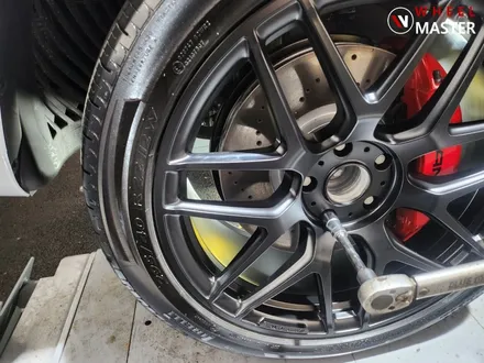G바겐 신차 휠도색 / G63AMG 22인치 검정반무광 신차 휠도색 / 파주,일산