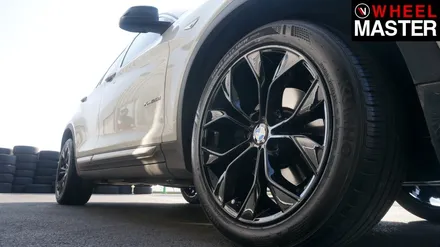 BMW X4의 검정유광 휠복원 및 휠도색 상세 후기 / 일산 휠도색 / 파주,일산