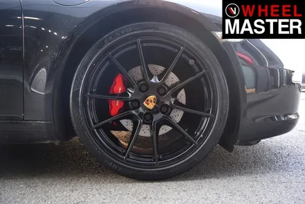 [휠마스터] 포르쉐 카레라911GTS 블랙유광 분체도장 / 일산 휠도색 / 파주,일산