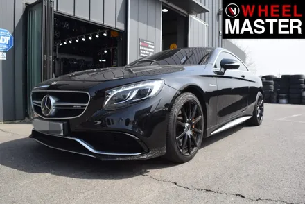 [휠마스터] 벤츠 S63 AMG 휠복원 및 블랙유광 분체도장 / 일산 휠도색 / 파주,일산