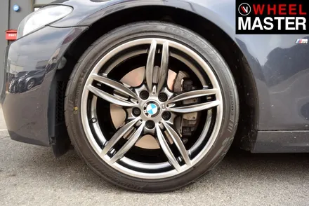 [휠마스터] BMW 550d 의 굴절수리 및 고스트크롬 휠복원 후기 / 일산 휠복원 / 파주,일산