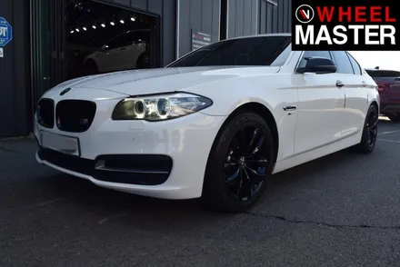 [휠마스터] BMW 520d 휠복원 및 블랙유광 분체도장 / 일산 휠도색 / 파주,일산