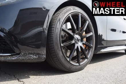 [휠마스터] 벤츠 S63 AMG 휠복원 및 블랙유광 분체도장 / 일산 휠도색 / 파주,일산