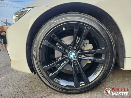 BMW 휠도색 / 420D 18인치 주차기스 제거후 검정유광 휠도색 / 파주,일산