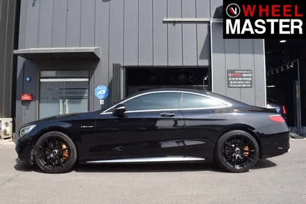 [휠마스터] 벤츠 S63 AMG 휠복원 및 블랙유광 분체도장 / 일산 휠도색 / 파주,일산