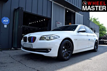 [휠마스터] BMW 528i 휠복원 및 블랙유광 휠도색 후기 / 일산 휠복원 / 파주,일산