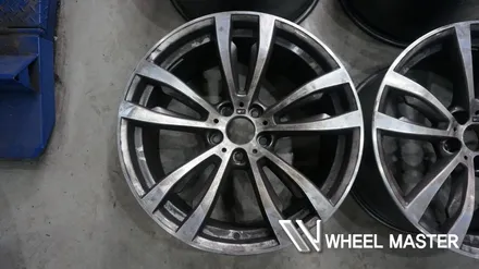 bmw x5 휠 20인치 m패키지 검정유광 휠도색 / 파주,일산