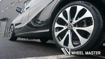벤츠 b200 휠 차량에 벤츠 e300 휠 블랙 폴리시 휠복원 작업 후 장착 / 파주,일산