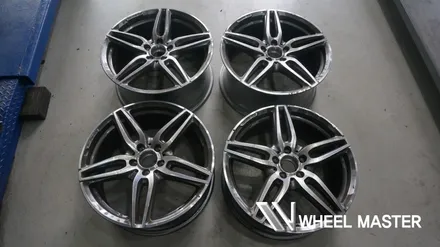 벤츠 e220d 휠 쿠페 19인치 휠 검정유광 휠도색 / 파주,일산