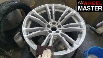 [휠마스터] BMW M5 블랙유광 휠복원 / 일산 분체도장 / 파주,일산