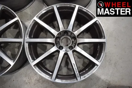 [휠마스터] 벤츠 S63 AMG 휠복원 및 블랙유광 분체도장 / 일산 휠도색 / 파주,일산