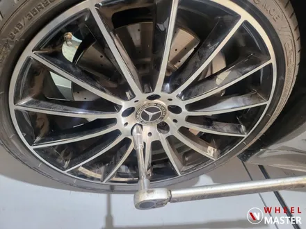 마차휠 굴절수리 / 벤츠 CLS450 AMG 마차휠 포트홀 사고수리 / 파주,일산