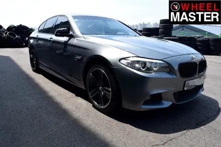 [휠마스터] 분진과 기스들로 지저분한 휠을 깔끔하게 복원 및 도색한 BMW 550i / 일산 휠도색 / 파주,일산