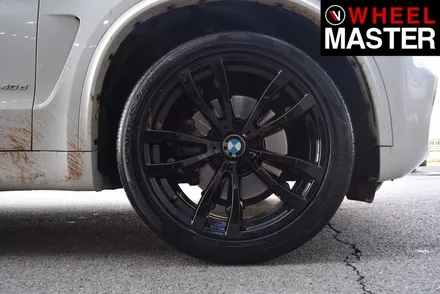 [휠마스터] BMW X5 휠복원 및 블랙유광 분체도장 / 일산 휠복원 / 파주,일산