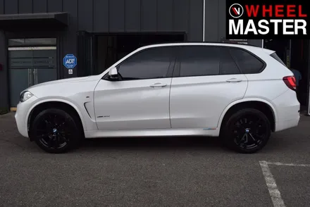 [휠마스터] BMW X5 휠굴절수리 및 블랙유광 분체도장 / 일산 휠복원 / 파주,일산