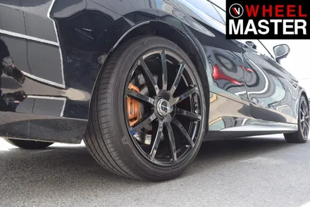 [휠마스터] 벤츠 S63 AMG 휠복원 및 블랙유광 분체도장 / 일산 휠도색 / 파주,일산