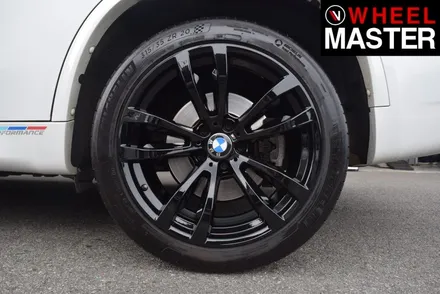 [휠마스터] BMW X5 휠굴절수리 및 블랙유광 분체도장 / 일산 휠복원 / 파주,일산