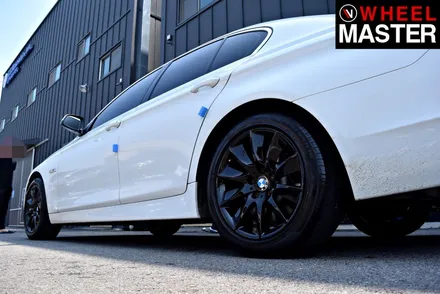 [휠마스터] BMW 528i 휠복원 및 블랙유광 휠도색 후기 / 일산 휠복원 / 파주,일산