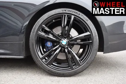 [휠마스터] BMW 428i 굴절수리 및 휠복원 / 블랙유광 분체도장 / 파주,일산