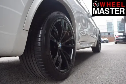 [휠마스터] BMW X5 휠굴절수리 및 블랙유광 분체도장 / 일산 휠복원 / 파주,일산