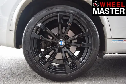 [휠마스터] BMW X5 휠굴절수리 및 블랙유광 분체도장 / 일산 휠복원 / 파주,일산