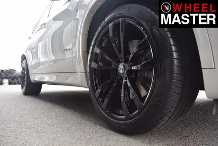 [휠마스터] BMW X5 휠굴절수리 및 블랙유광 분체도장 / 일산 휠복원 / 파주,일산