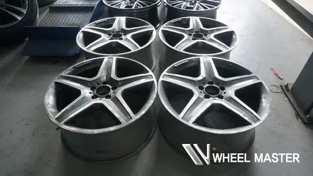 벤츠 gle350d amg 20인치 휠 블랙폴리시 휠복원 / 파주,일산