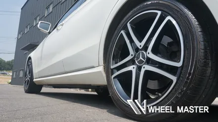 벤츠 e300 모델 s400 18인치 블랙 폴리시 휠 복원 휠교체 / 파주,일산