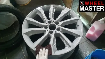 [휠마스터] BMW X6 휠복원 및 고스트크롬 휠도색 / 일산 분체도장 / 파주,일산