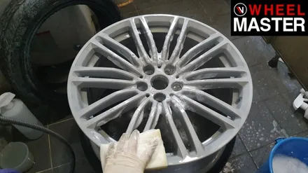 [휠마스터] BMW 520d 블랙유광 휠도색 / 일산 분체도장 / 파주,일산