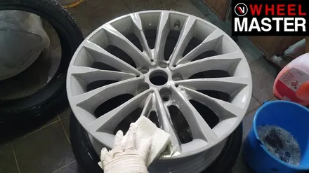 [휠마스터] BMW 520d 휠복원 및 검메탈 분체도장 / 일산 휠도색 / 파주,일산