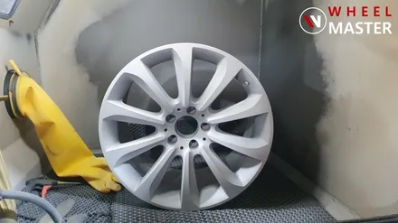 [휠마스터] 벤츠 cls250 18인치 검정유광 분체도장 작업 / 일산 휠복원 / 파주,일산
