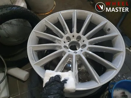 [휠마스터] 벤츠 E43AMG 차량 뒷바퀴 휠 1개 복원 / 일산 휠복원 / 파주,일산
