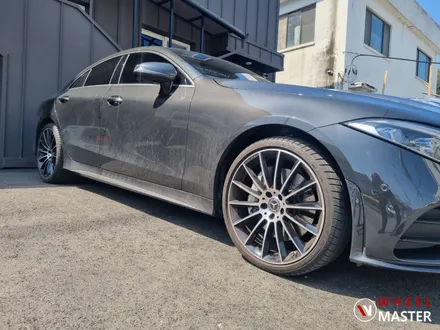 마차휠 포트홀 사고수리 / 벤츠 CLS450AMG 마차휠 휠굴절수리 / 파주,일산