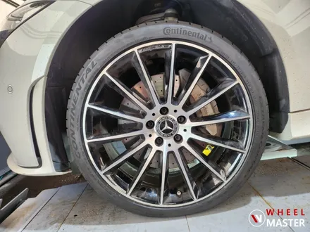 [휠마스터 허가업체] 벤츠 CLS400D 포트홀 사고로 인한 휠변형수리 / 파주,일산