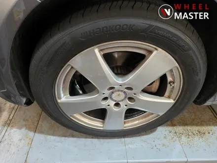 벤츠 C200D  17인치 핸들떨림으로 인한 휠굴절수리 / 파주,일산