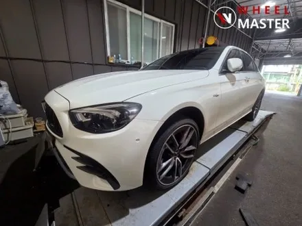 벤츠 E53AMG 포트홀 밟고 휠굴절 열변형없는 휠굴절수리 / 파주,일산