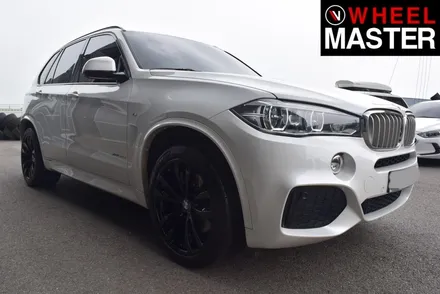 [휠마스터] BMW X5 휠굴절수리 및 블랙유광 분체도장 / 일산 휠복원 / 파주,일산