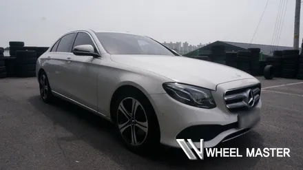 벤츠 e220d 휠 블랙폴리시 컷팅 휠복원 후 교체 작업 일산휠마스터 / 파주,일산